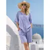 Conjunto Informal de Moda AliExpress: Nuevo Conjunto de Shorts Multicolor Transfronterizo, Estilo Veraniego de Dos Piezas
