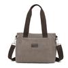 Bolso de Lona Casual para Mujer Transfronterizo Tendencia de Moda Bolso Bandolera Viaje Desplazamiento Bolso Tote Retro Portátil Bolso de Hombro