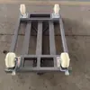 Carrito de Transporte Plegable de Alta Resistencia para Obra de Construcción Remolque Manual Carrito de Plataforma Carrito Portátil para Exteriores
