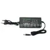 Adaptador de Alimentação 220V para 12V 5A para Fita de LED para Monitores de Vigilância 12V 5A Padrão Europeu e Americano Integrado de Fio Duplo