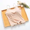 Camisole de Verão com Bojo, Sutiã Sexy sem Costas de Renda Feminino, Peça Íntima Integrada Top Base Transfronteiriço