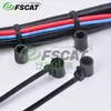 Abrazadera de Nylon 66 para Cables Automotrices Panshuo, Correa de Fijación Negra 4.6*160mm para Fijación de Cables