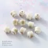 Accesorios DIY Columna Corta Pequeña Cuentas Cerámicas Pulsera Accesorios Cuentas Cubo Pulsera Collar Material Hecho a Mano Cuentas Cerámicas