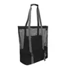 Bolsa de Playa de Doble Capa Personalizada por el Fabricante, Malla Transpirable, Bolsa de Playa para Nadar, Gran Capacidad, Bolsa de Playa Exterior Compartimentada