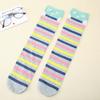 Calcetines de tubo para niños, nuevos estudiantes de otoño 2019, bonitos calcetines de rayas de dibujos animados con lunares para niñas, calcetines japoneses