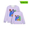Alrededor del juego Rainbow friends ropa infantil chalecos otoño chalecos de cuello redondo usar chaquetas por dentro y por fuera sudaderas cruzan la frontera