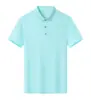 Directo del FabricanteSecado Rápido Cuadros Solapa Color Sólido Casual Exterior Nuevo Estilo Unisex Camisa Polo Recomendación Principal Versión Pública
