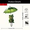 Guarda-chuva Explosões Transfronteiriças Sapo Animal Jardim Pilha de Chão Ornamento Pátio Externo Varanda Itens Decorativos
