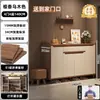 Armário de sapatos para hall de entrada, armário de armazenamento interno de grande capacidade para uso doméstico, armário de armazenamento multicamadas, armário de armazenamento simples montado na parede, sapateira