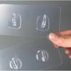 Gancho Forte Sem Vestíg Chifre Duplo Transparente Parede Autoadesivo Quarto Cozinha Banheiro Sem Furos Gancho Adesivo Dedicado para Casa