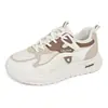 Zapatos Deportivos Transpirables de Malla para Mujer 2026 Nuevos Primavera y Verano Zapatos de Papá Ligeros Suela Suave para Correr Zapatos Blancos para Mujer Q103