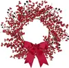 Amazon Transfronterizo Producto Nuevo Multicolor Flor Artificial Tulipán Corona Colgante de Puerta Romántica Corona de Tulipán Rosa