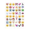 Pegatina de bolsa con expresión de manzana creativa, pegatina de cuenta de mano con expresión de emoji, pegatina de personaje de dibujos animados