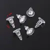 Accesorios para Tapones de Oído, Tapones de Oído Transparentes de Silicona Extendidos, Accesorios para Pendientes en Forma de Pagoda, Anti-Perforación, Anti-Oxidación, Tapones de Oído Anti-Dolor al por Mayor