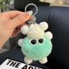 Chaveiro Briquete de Pelúcia Fofa com Imitação de Pelo Chaveiro Pingente de Boneca de Imitação de Pelo de Coelho Rex Boneca Chave Barraca de Rua Venda por Atacado de Pequenos Produtos