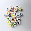 Gama Completa de Tamanhos, Dados Multicolores, Dados de Madeira do Fabricante, em Estoque, Acessórios de Brinquedo de Dados de Madeira, Dados com Padrões e Logotipo Personalizados