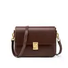 Suministro Exclusivo Transfronterizo de Bolsos Cuadrados Pequeños de Piel de Vaca Nuevo Estilo 2026 Moderno para el Día a Día Bolso de Mujer de Cuero Genuino Bolso Cruzado Retro Versátil