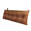 Almofada de Cama Americana Marrom Café Quarto Cama Tatame Cabeceira Almofada Encosto de Sofá Bolsa Longa Macia Alças Removível e Lavável