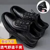 Sapatos masculinos de couro Woodpecker, nova coleção de primavera, tênis esportivos de sola macia, tênis casuais para corrida, sapatos masculinos versáteis de cano baixo, calçados masculinos da moda