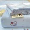 2025 Novo Lençol de Cama Fresco de Verão Peça Única Algodão Lavado Fio de Dupla Camada Colcha Peça Única Cama de Dormitório Estudantil Conjunto de Três Peças