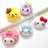 Color Sólido Lindo Gordito Pequeño Accesorios Europeos de Resina DIY Pegamento de Crema Goma para el Cabello Bolsa Ciega Materiales para Decoración de Paisaje Micro Venta al por Mayor