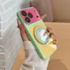Soporte giratorio 360 grados transfronterizo, compatible con iPhone 18 Pro Max, funda de teléfono Apple 17, acrílico de color contrastante, para modelos 15/16