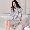 Pijamas de Algodón 100% Puro de Verano para Mujer, Shorts de Manga Corta, Cárdigan, Ropa de Casa de Algodón Delgado, Conjuntos de Mujer para Verano