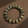 Venta caliente pulsera de cuentas de ábaco de sándalo verde accesorios de bricolaje piedra lunar nocturna jade sándalo pulsera para hombres y mujeres cuentas de Buda