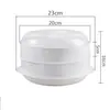 Cozinheiro a vapor para micro-ondas, cozinheiro a vapor de cozinha para aquecer pães cozidos no vapor e bolinhos, com tampa, grade de cozimento a vapor plástica multifuncional para uso doméstico, atacado