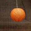 Adorno Colgante Hueco Linterna de Papel Linterna de Festival de Medio Otoño Decoración Estilo Antiguo Accesorios para Fotos Linterna Portátil DIY para Niños