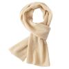 Bufanda de cachemira 100% pura para hombre y mujer invierno ancha y gruesa combinable color sólido chal de longitud media bufanda cálida bufanda de estudiante