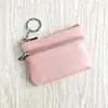 Portatarjetas de Cuero de Primera Capa, Estuche para Llaves de Cuero Genuino, Billetera Nueva, Mini Portatarjetas Portátil, Venta al por Mayor de Fábrica, Resistente al Desgaste