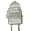 Mochila escolar Ins para mujer, nuevo conjunto de dos piezas para la temporada escolar, mochila de alta capacidad para estudiantes de primaria, mochila moderna para niñas de secundaria.