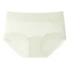 Calcinha sexy estilo francês de renda vazada sem costura cintura média, puro desejo, plus size, confortável, respirável, fio dental fino, antibacteriana