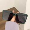 Gafas de sol con montura generosa retro de estilo europeo y americano 2022, gafas de sol rojas con personalidad D Net, gafas de sol para mujer, marea