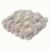 Almofada Quadrada Tecida para Assento de Escritório, Almofada Decorativa para Bay Window, Travesseiro de Pelúcia com Elastano para Encosto de Sofá