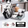 Caja de Pañuelos de Acero Inoxidable para Barra de Bar, Portavasos para Popotes de Cafetería, Caja de Almacenamiento para Cucharas, Uso Comercial en Tiendas de Té de Leche, Personalizable con Logo