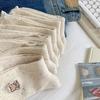 Meias Femininas Fofas Bordadas com Renda 2024 Novas Outono e Inverno Meias Japonesas de Cano Médio Fio Ponto Babados Empilhadas
