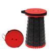 Taburete plegable para acampar, sencillo, portátil, alto, Maza, silla para exteriores, taburete telescópico para pesca, taburete telescópico ajustable, asiento