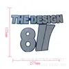Moda Te Amo Chino Chino 811 Parche de Tela Bordada Parche Lentejuelas Parche Bordado Juntos hacia el Futuro
