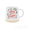 Taza de Dibujos Animados Creativa Personalizada Papá Noel Lindo Cerámica Navidad Gran Capacidad Taza de Agua Taza de Leche