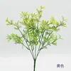 Plástico Pequeno Cabo Estilo Mori Plantas Verdes Artificiais Pinheiro Árvore da Fortuna Folhas Verdes Fundo de Casamento Arte Floral Paisagismo Decoração de Casamento Flores de Seda