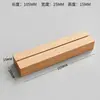 Base de Madera Maciza para Tarjeta de Exhibición de Precio de Escritorio Registro Tarjeta de Mesa para Menú Hotel Café Etiqueta Publicitaria Soporte de Madera para Tarjeta de Mesa