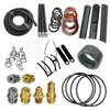 Juego Completo de Accesorios para Eje Neumático, Tiras de Goma para Bolsa de Aire, Tiras Elásticas para Azulejo, Boquilla de Inflado, Junta Tórica, Piezas de Repuesto para Eje Deslizante