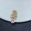 Retenção de Cor Forte Diamante Completo Laço Redondo com Furo Pulseira de Cristal Acessórios de Joias DIY Contas