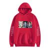 Suéter periférico de estilo japonés Wenhao perro salvaje sudadera con capucha jersey estampado de anime casual con capucha y bolsillo