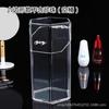 Caja de Almacenamiento de Acrílico Transparente con Tapa Separador Organizador Transparente Miscelánea Almacenamiento de Pinceles de Maquillaje Joyería