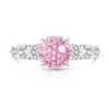 Anillo de botón de diamante de alto carbono superventas en transmisión en vivo, corte de fuegos artificiales súper brillante, anillo moderno y versátil, dropshipping transfronterizo