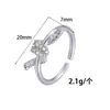 Anel Aberto de Ouro 14K que Preserva a Cor Anel de Zircônia Banda Lisa Luxo Leve Design de Nicho Toque de Alto Padrão Anel para Mulheres Atacado