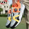 Nuevos Zapatos de Golf de Otoño e Invierno para Hombre y Mujer Zapatos Deportivos Antideslizantes para Exterior Cómodos Transpirables Zapatos con Hebilla de Perilla Fabricantes